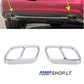 Mercedes-Benz CLS W218 išmetimo vamzdžių angaliai